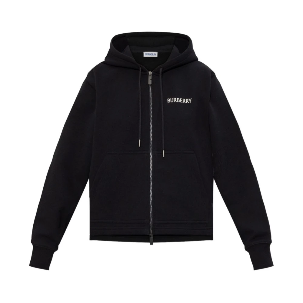 Burberry Women's Black Zip-Through Hoodie - Zip-Throughs - S - Sweatshirts & Hoodies
