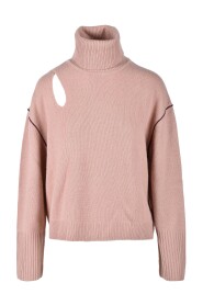 Różowy Sweter dla Kobiet