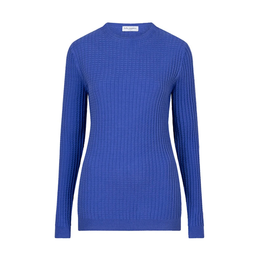 Lofty Manner Fiet Sweater Blue Dames