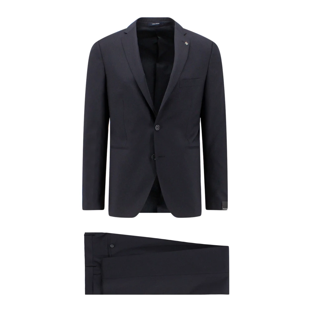 Tagliatore Men's Blue Virgin Wool Two-Piece Suit