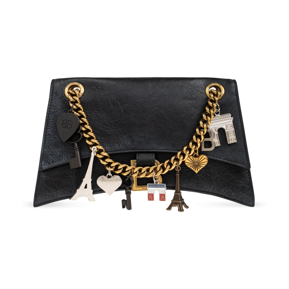 Balenciaga Schoudertas Crush Black Dames