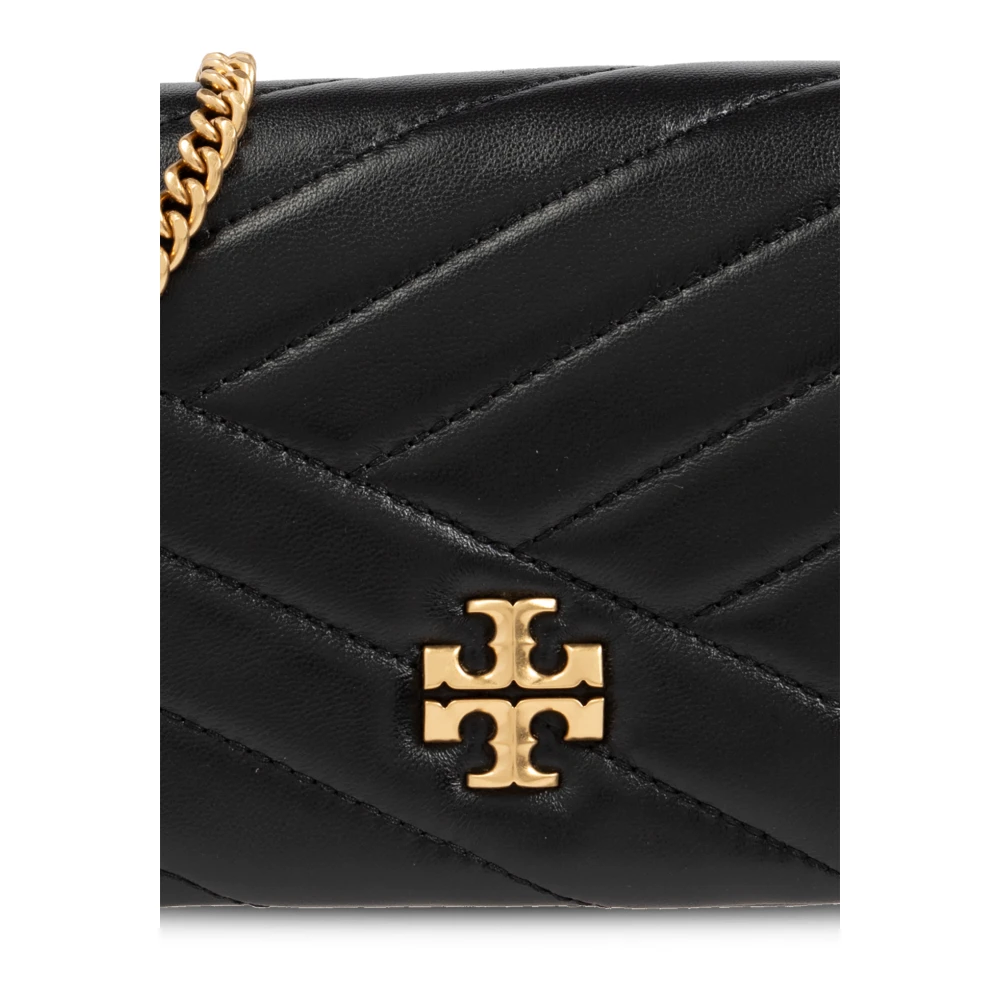 TORY BURCH Kira Chain Wallet Black Dames