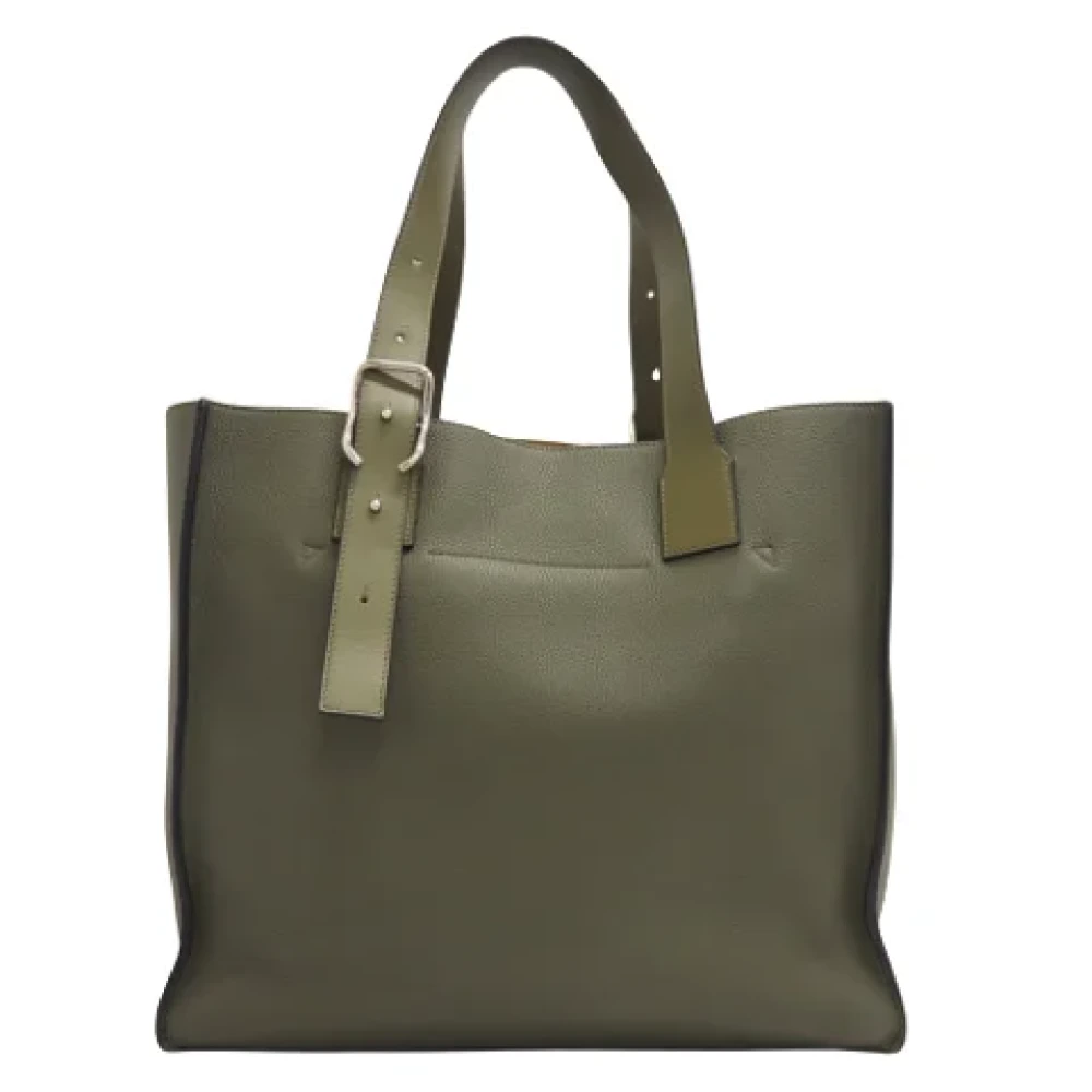 Loewe Pre-owned Leather totes Green Dames