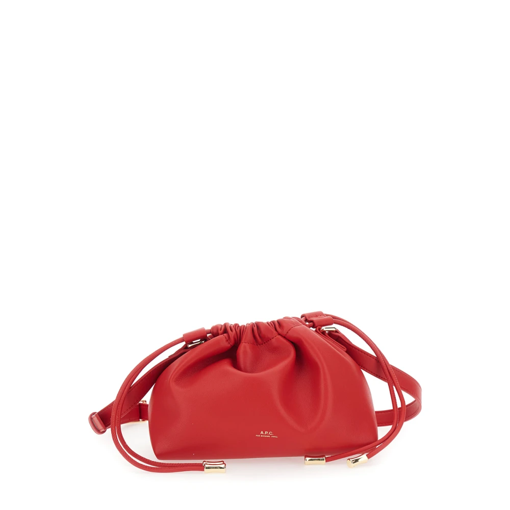 A.p.c. Donna Rosso Borse, Taglia Unica, New,