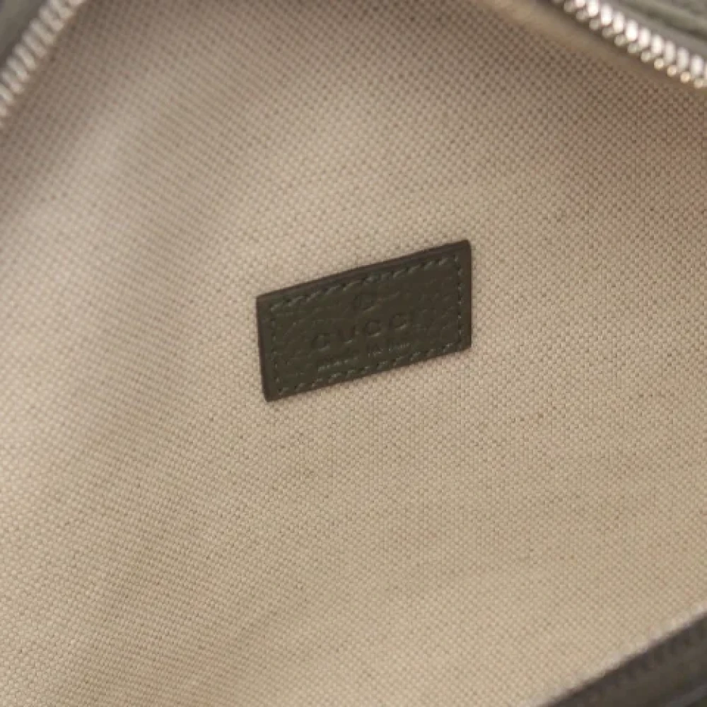 Gucci Vintage Pre-owned Leather gucci-bags Green Dames