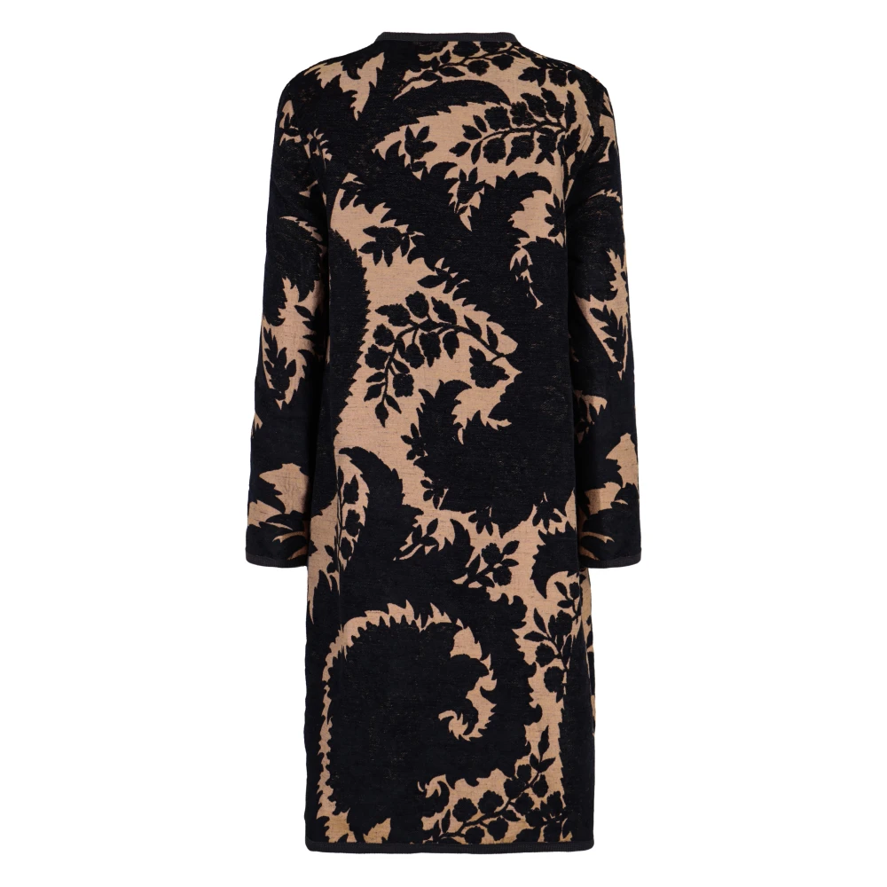 ETRO Bloemen Jacquard Omkeerbare Jas Blue Dames