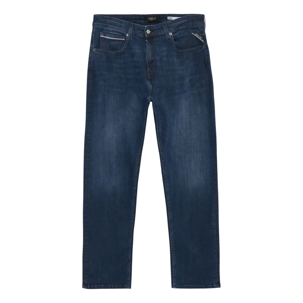 Replay Uomo Blu Jeans, W38 L32, New,