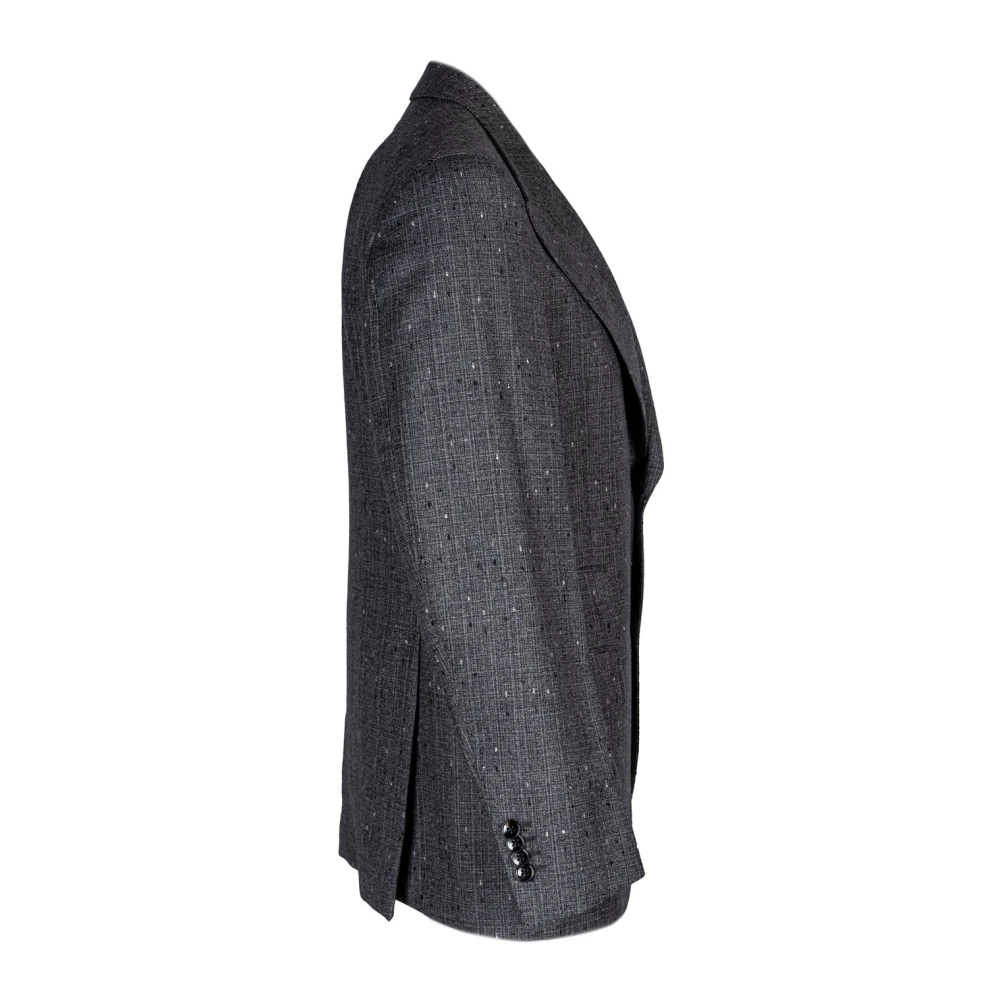 Gabriele Pasini Wollen Herenkostuum Single-Breasted Regular Fit Gray Heren