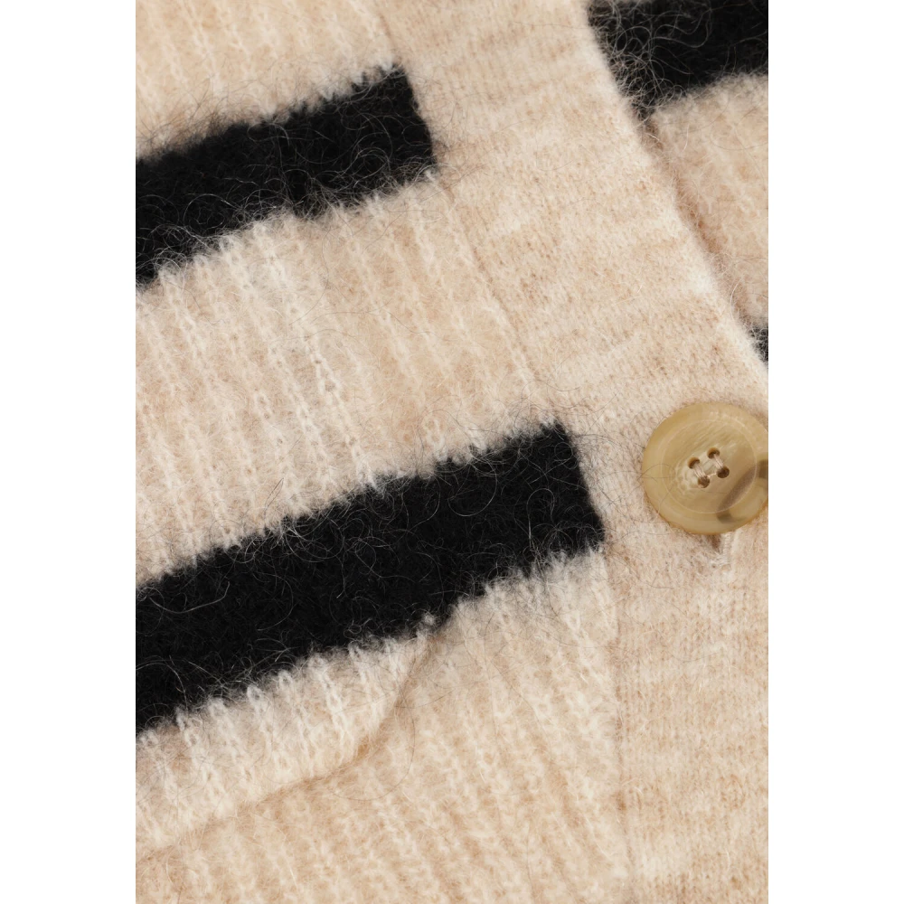 Second Female Wide Sleeve Cardigan Ovalis Knit Second Dames Beige Dames