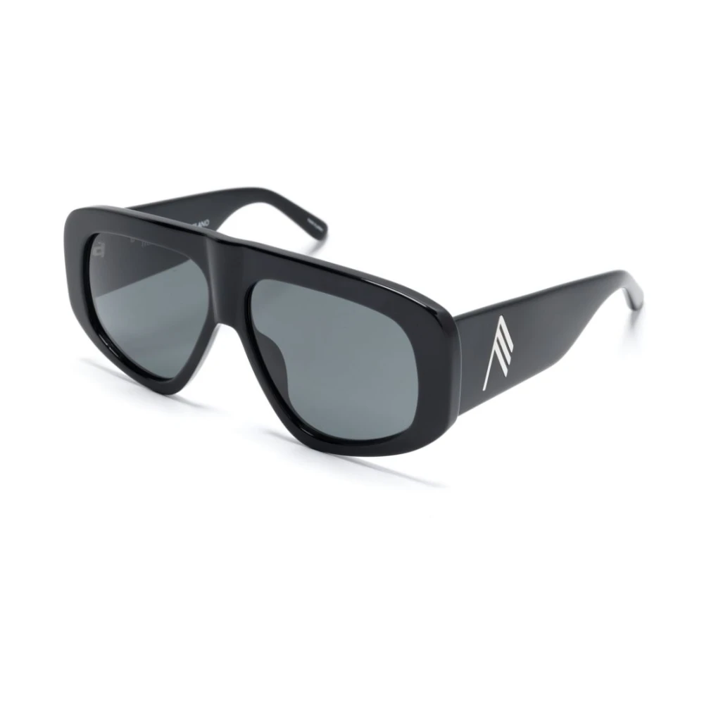 The Attico Black Geometric Sunglasses - Female - Sunglasses - One Size - Accessories