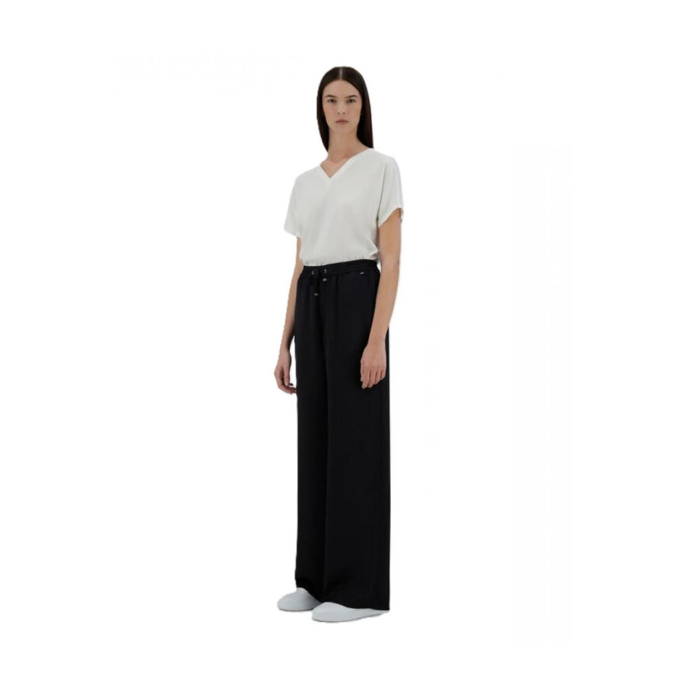 Herno Polyester Broek Black Dames