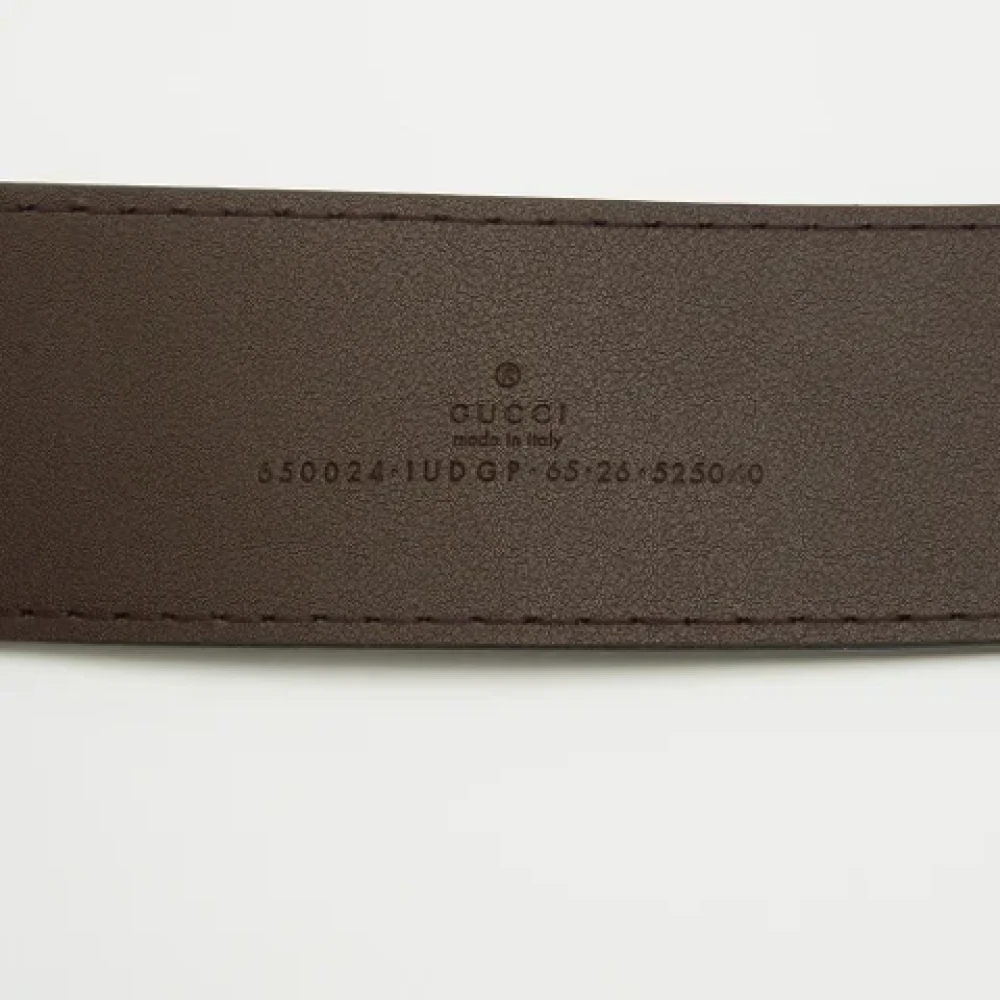 Gucci Vintage Pre-owned Leather belts Brown Dames