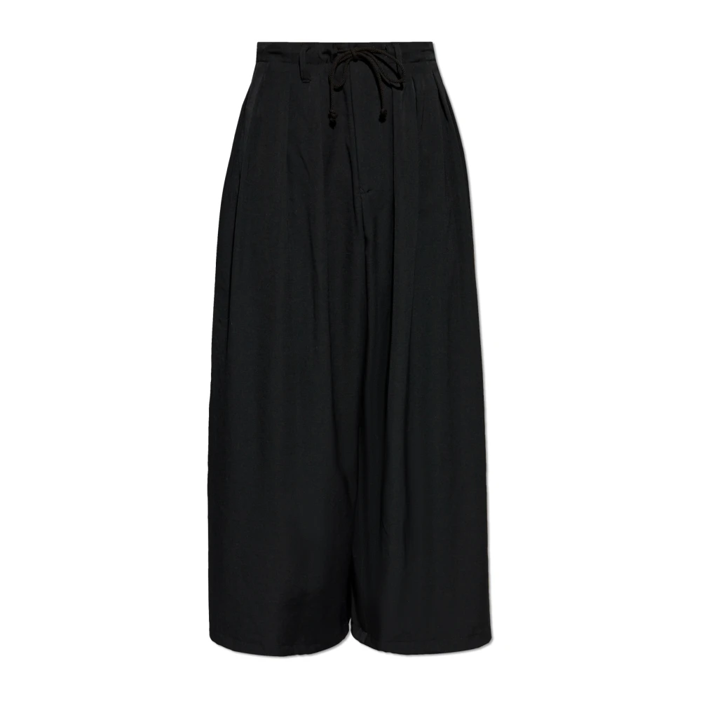 Y-3 Wijde broek Black Heren