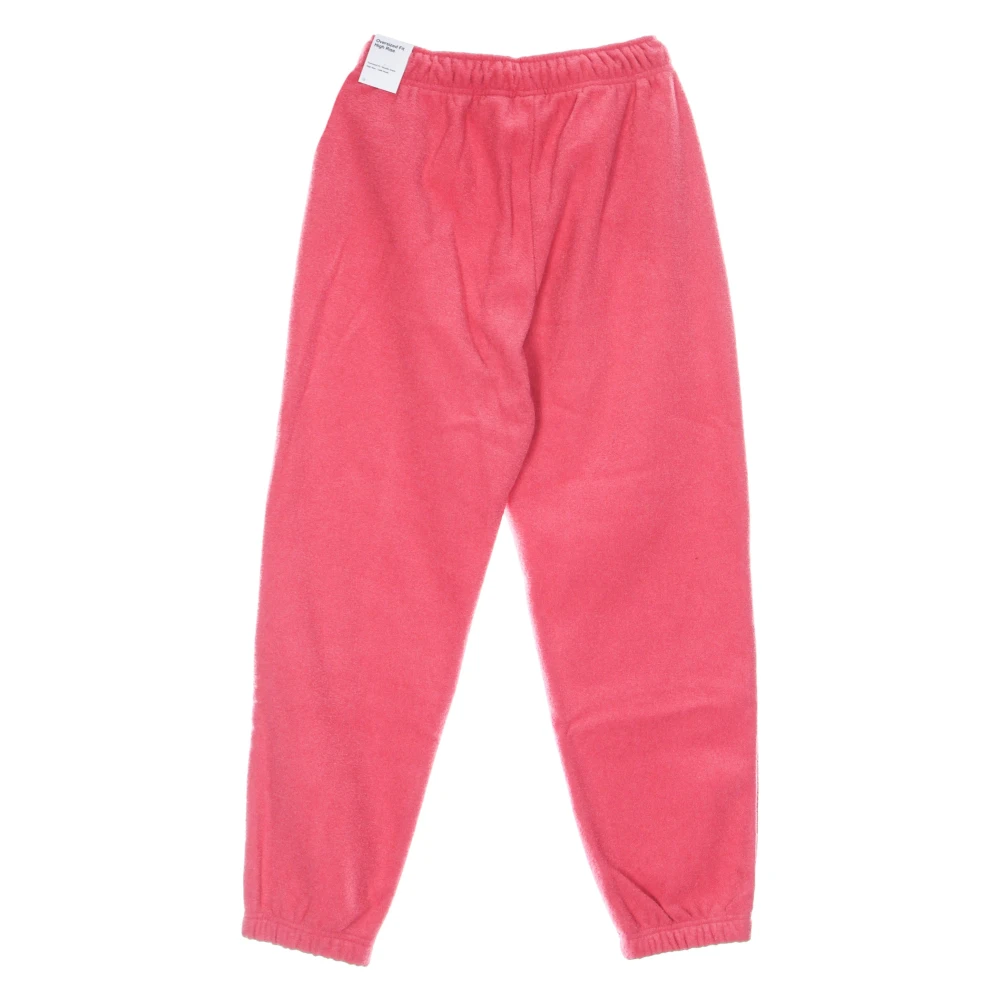 Nike Plush High Rise Jogger Sweatpants Pink Dames