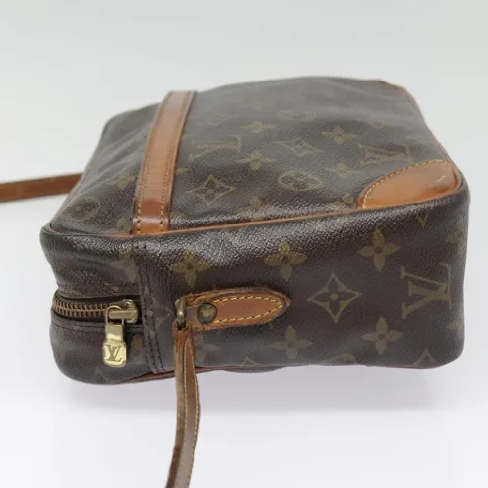 Louis Vuitton Vintage Pre-owned Canvas balenciaga-bags Brown Dames