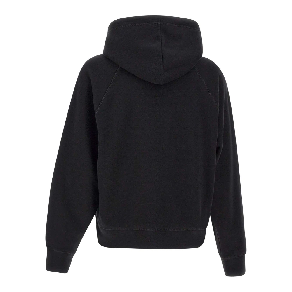 Dsquared2 Zwarte Cipro Katoenen Sweatshirt Hoodie Black Heren