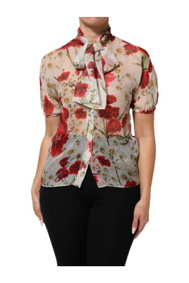 Chemise Dolce & Gabbana Soie Dentelle Rose - Coton, Manches Longues - Noir élégant