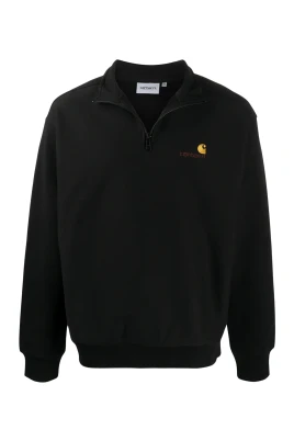 Half Zip American Script Sweatshirt