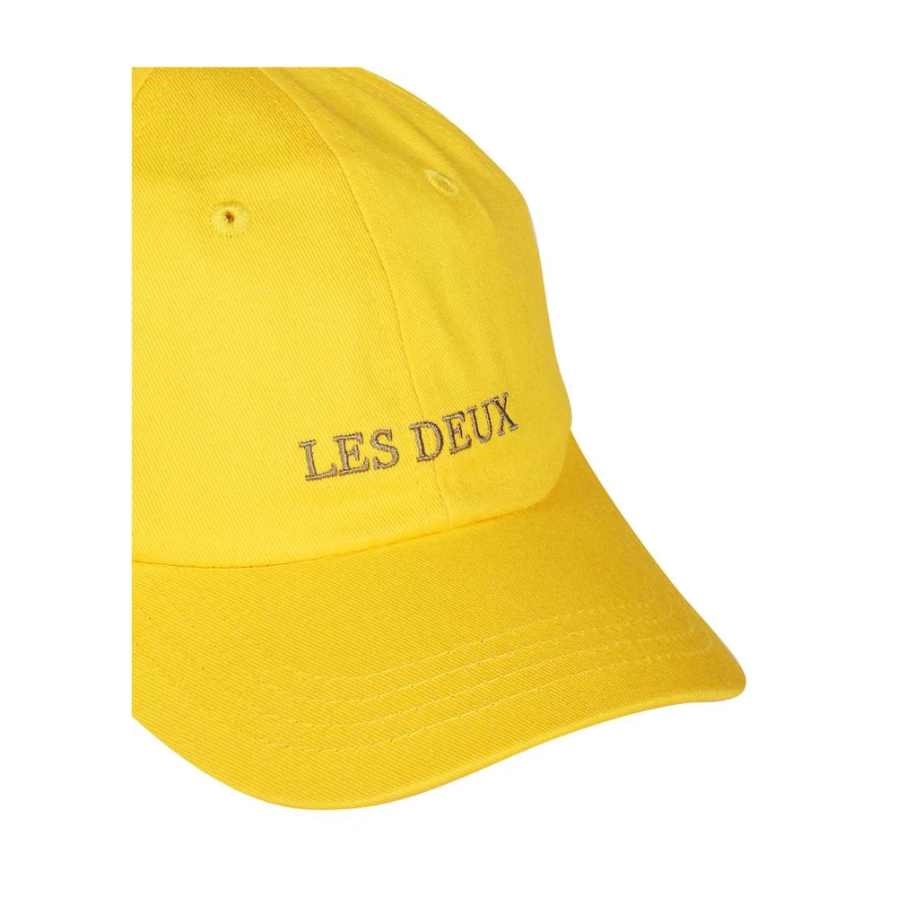 Les Deux Diego Baseball Cap Verstelbaar 100% Katoen Yellow Heren
