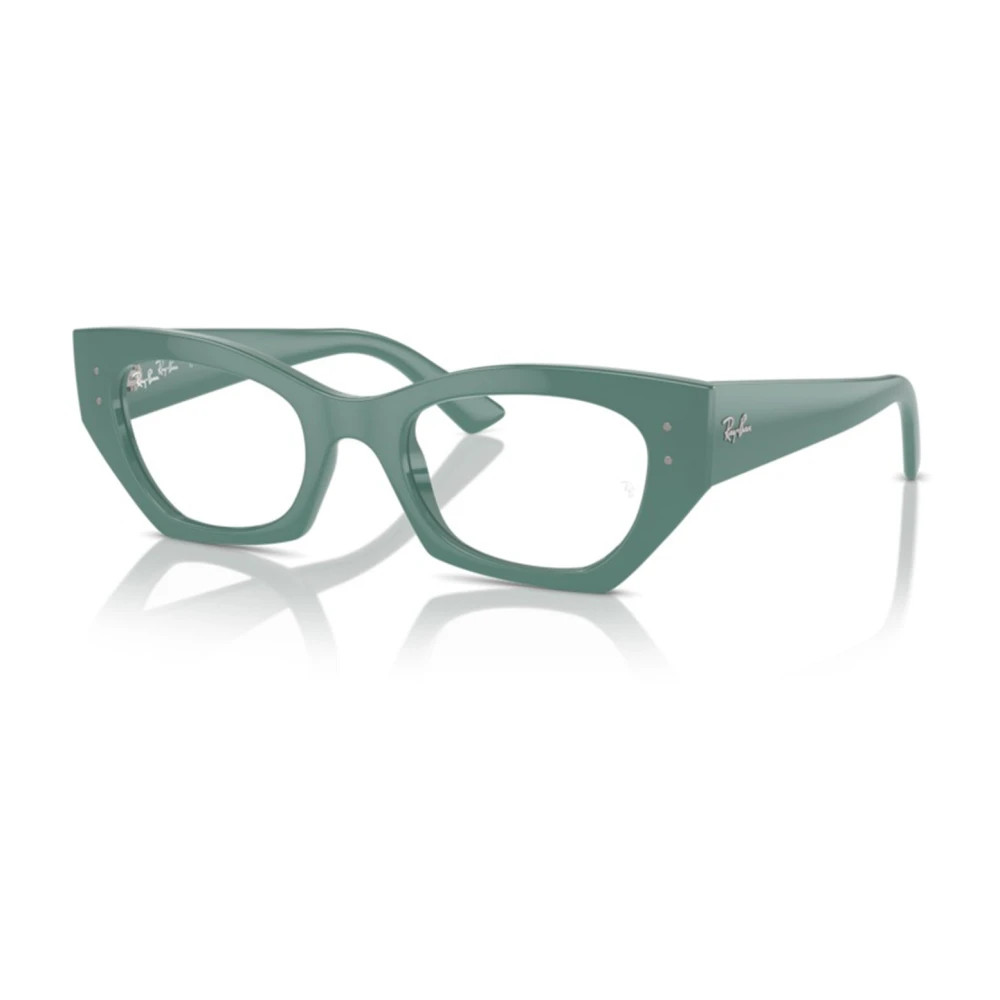 Ray-Ban Unisex Green Glasses, 52 Mm, Butterfly Eyeglasses