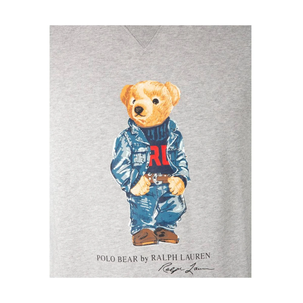 Polo Ralph Lauren Stijlvolle lange mouw sweatshirt Gray Heren