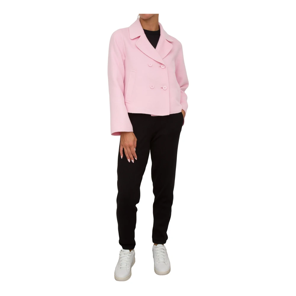 Marella Elegante Jas voor Vrouwen Pink Dames