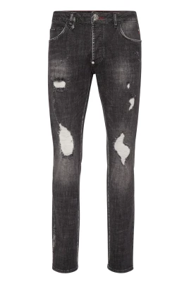 Denimbyxor Super Straight Cut Skull&Bones