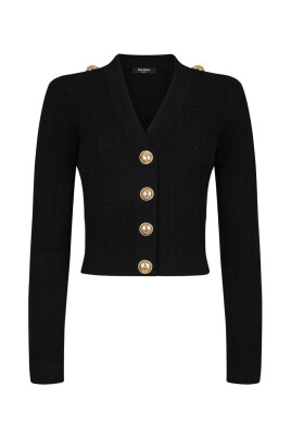 cardigan-noir-torsade-en-tricot