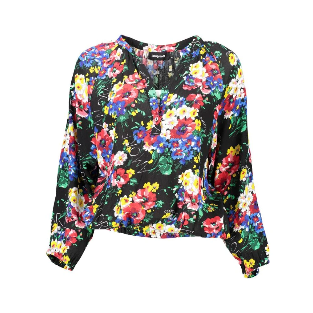 Desigual Women's Black Viscose Top