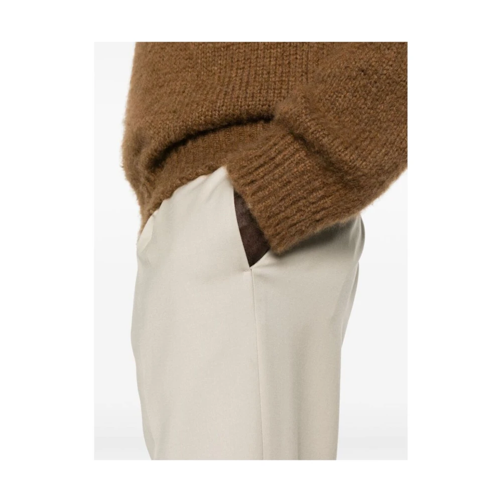 Briglia Beige Wolmix Tailored Broek Beige Heren