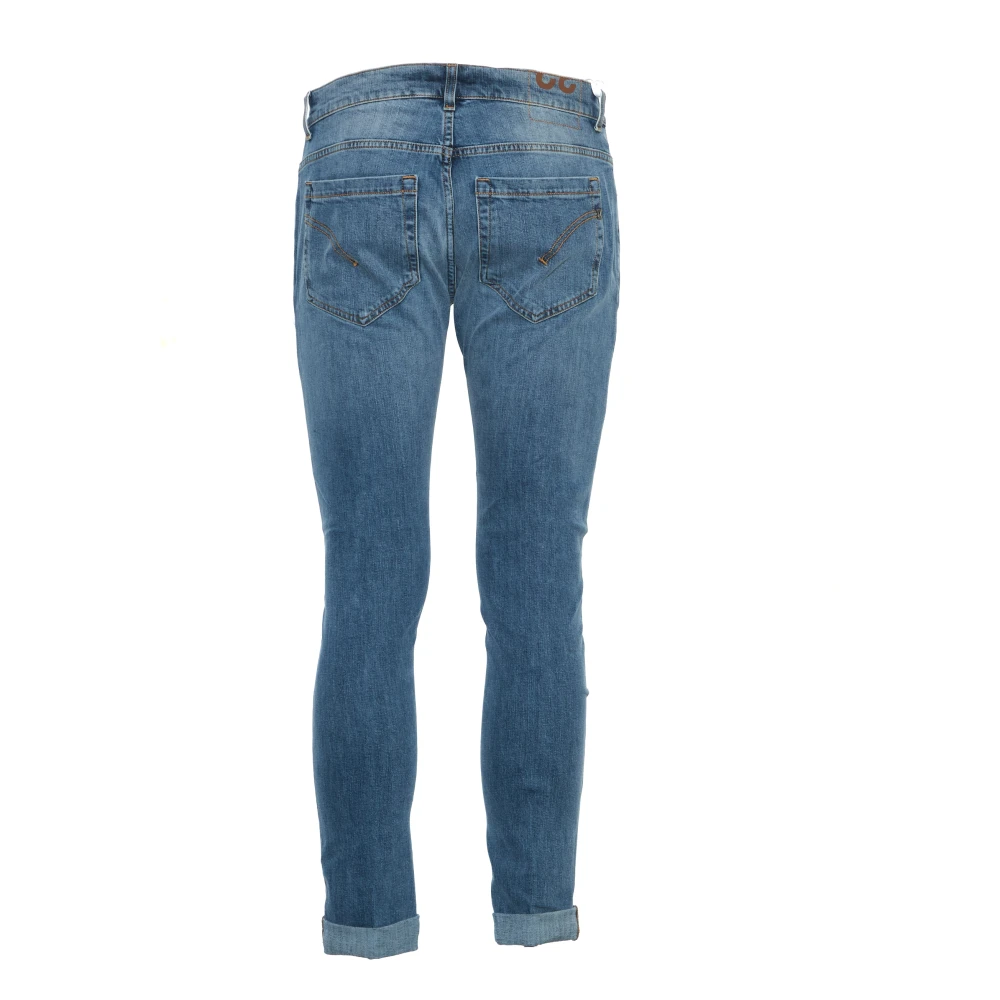 Dondup Blauwe Skinny Stretch Denim Jeans Blue Heren