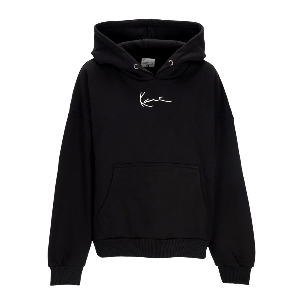 Karl Kani Zwarte Lange Mouw Hoodie Sweatshirt Black Dames