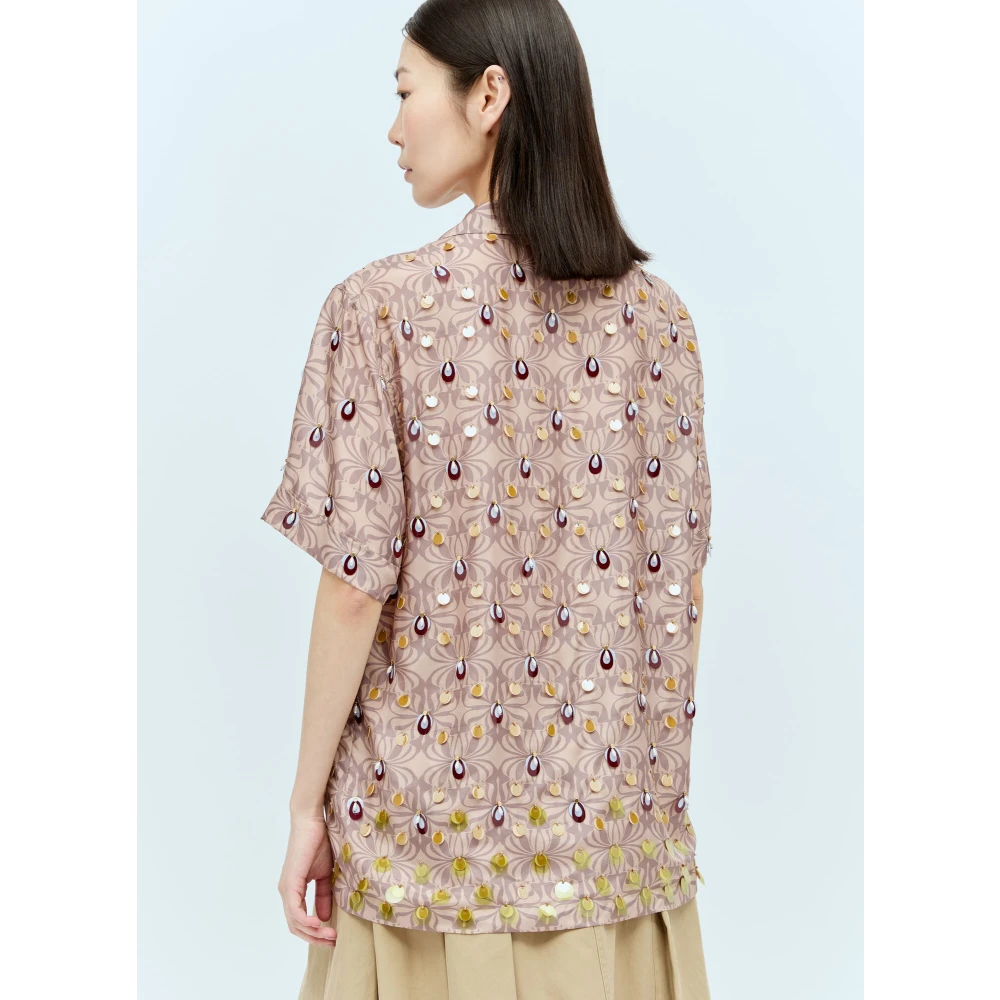 Dries Van Noten Shirts Pink Dames