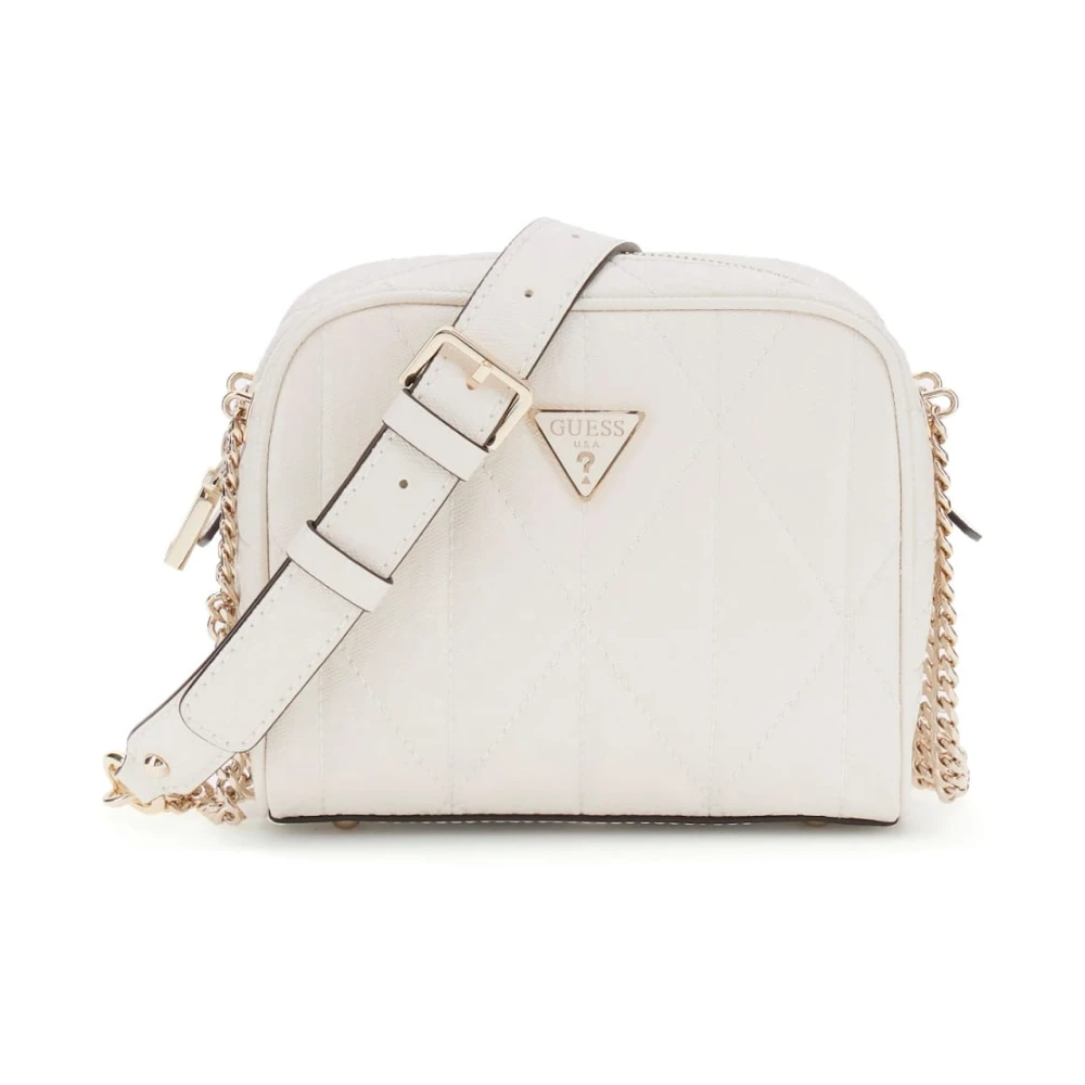 Guess Women's White Betula Satchel Off Bag - Cross Body Bags - One Size - Bags