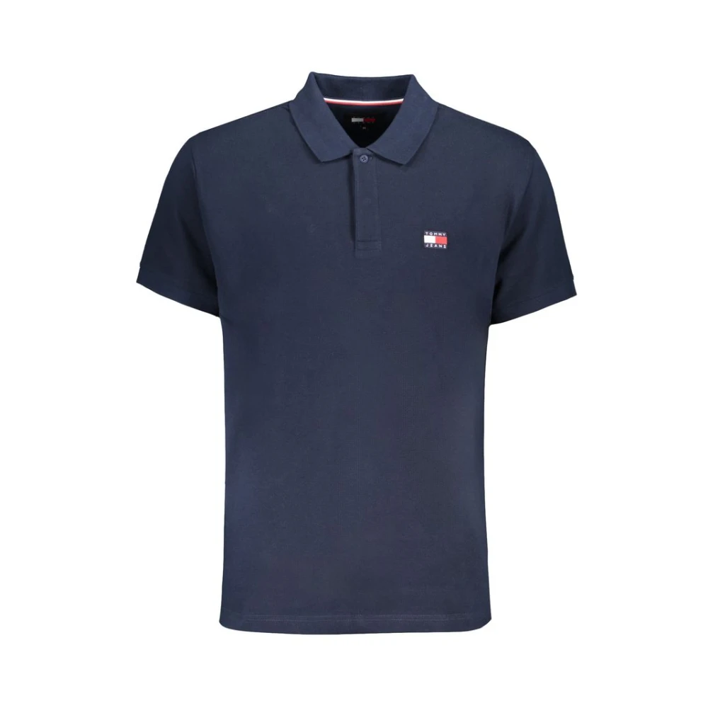 Tommy Hilfiger Blauw Katoenen Poloshirt met Logo Blue Heren