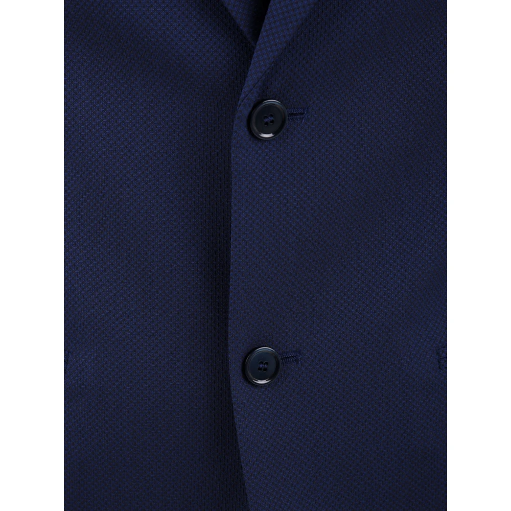 Daniele Alessandrini Blauwe Jassen Francesco Stijl Blue Heren