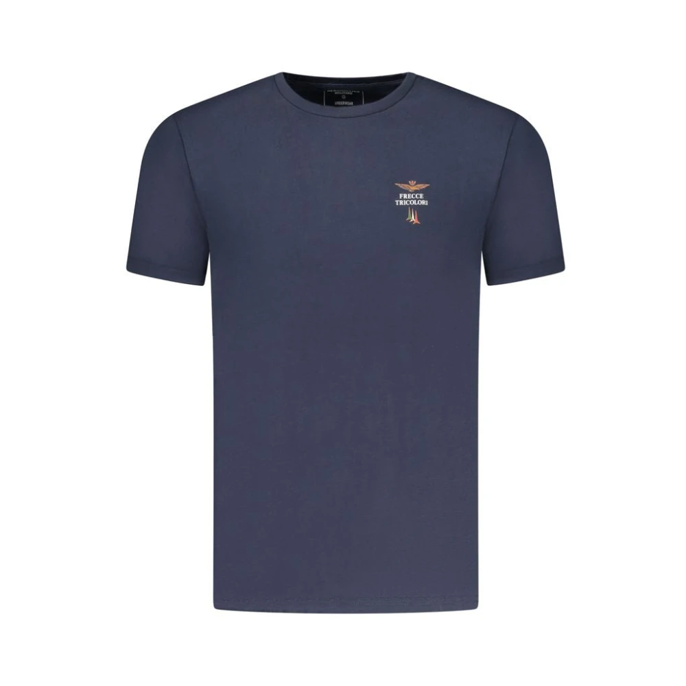 Aeronautica Militare Men's Blue Outdoor T-Shirt - T-Shirts - 2XL - Tops