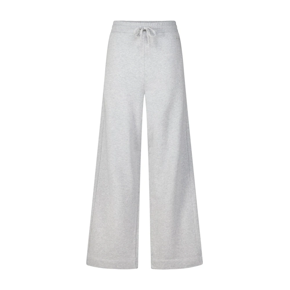 Lala Berlin Comfortabele Wijde Sweatpants Gray Dames