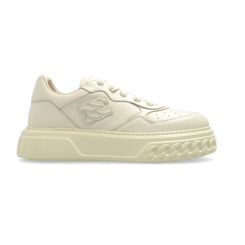 Casadei Beige Sneakers, Female, 6 Uk, Sport Shoes ‘Offroad’