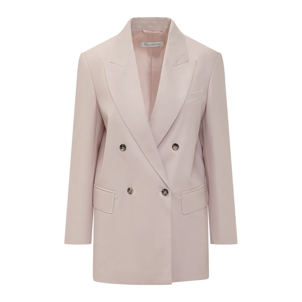 Max Mara Blazers, Female, 2XS, Mxmombrosa Giacca Pink