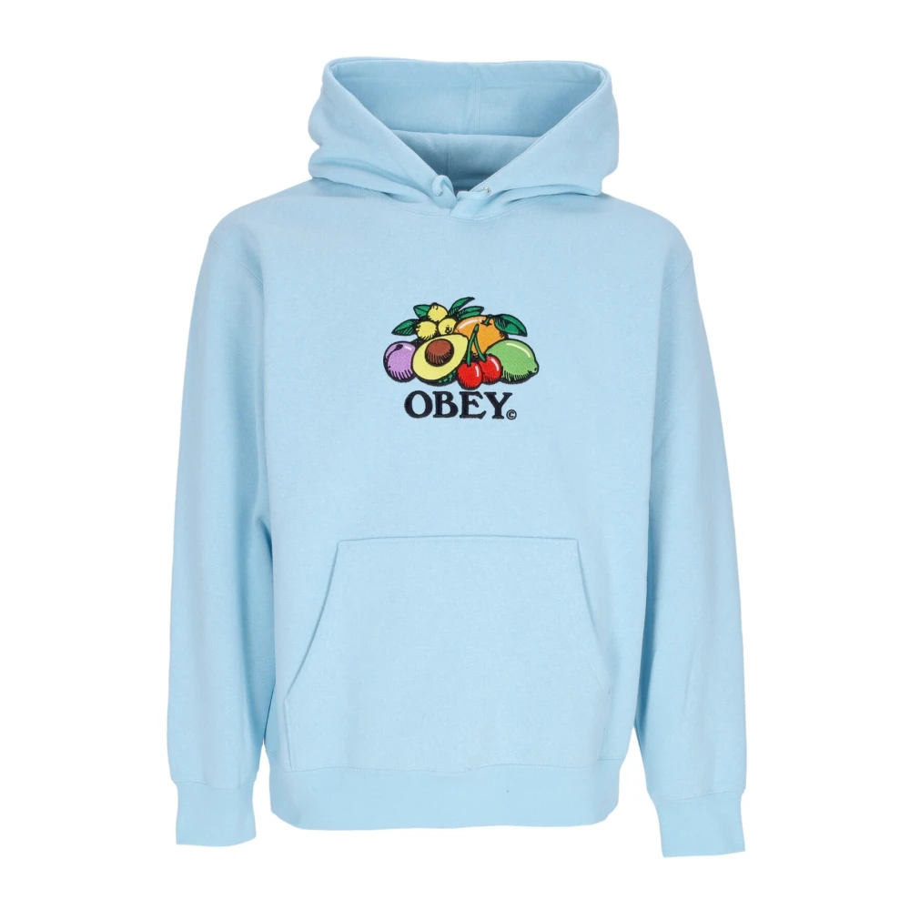 Obey Hoodie fleece voor basketbal in hemelsblauw Blue Heren