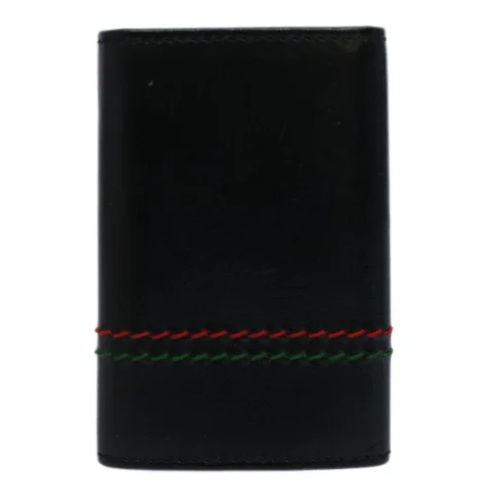 Gucci Vintage Pre-owned Leather key-holders Black Unisex
