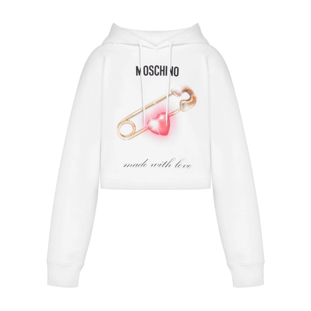 Moschino Women's White Jumper Collection - Hoodies - S - Sweatshirts & Hoodies