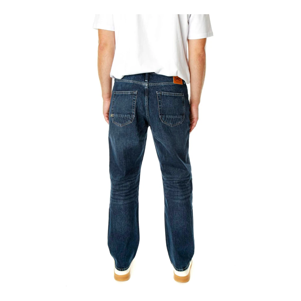Denham Relaxed Fit Mid Waist Jeans Blue Heren