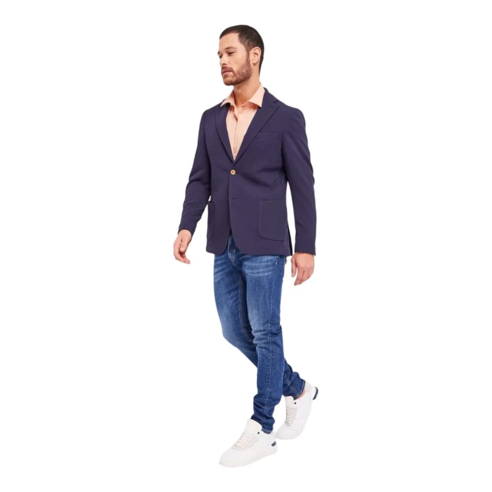 Gaudi Slim-fit Denim Broek Blue Heren