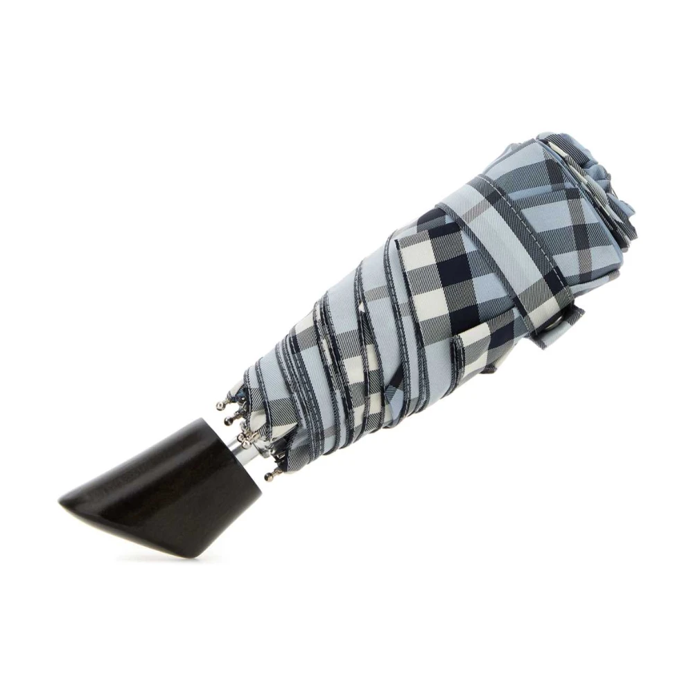 Burberry Multicolor Umbrellas, Unisex, One Size, Check Folding Umbrella
