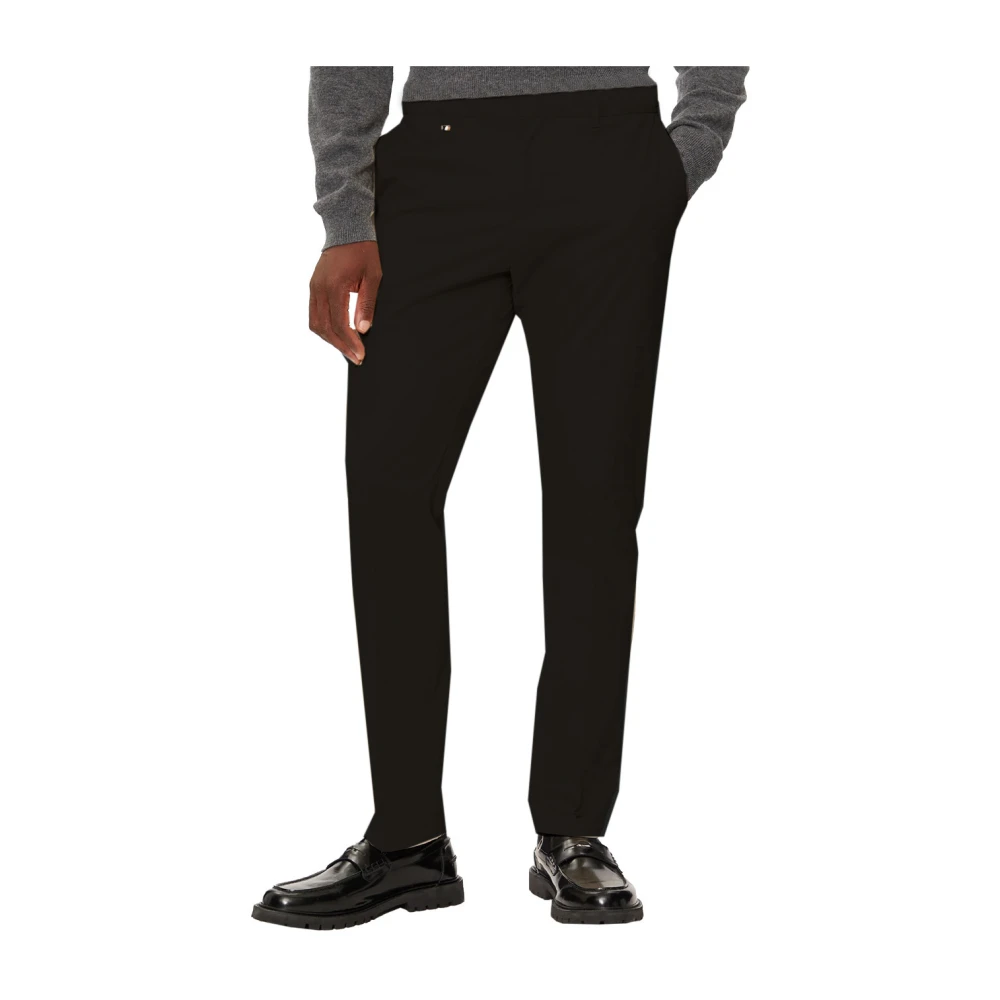 Hugo Boss Katoenen Herenbroek C-Genius DTL Black Heren