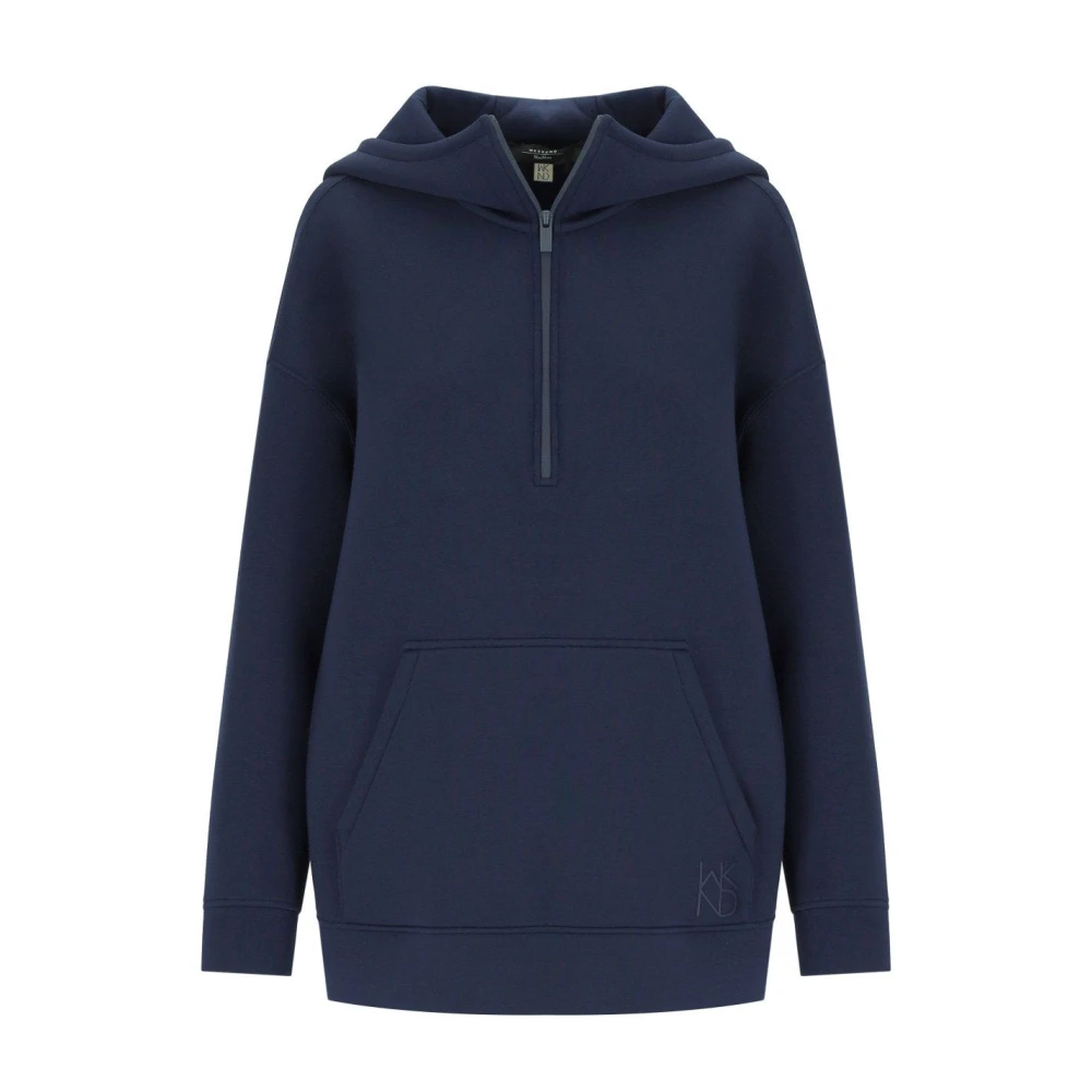 Weekend Max Mara Women's Blue Zip-Throughs, Xs, Radura Hoodie