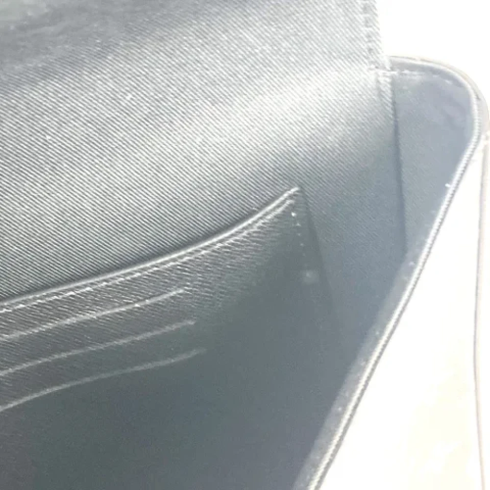 Louis Vuitton Vintage Pre-owned Cotton wallets Black Dames