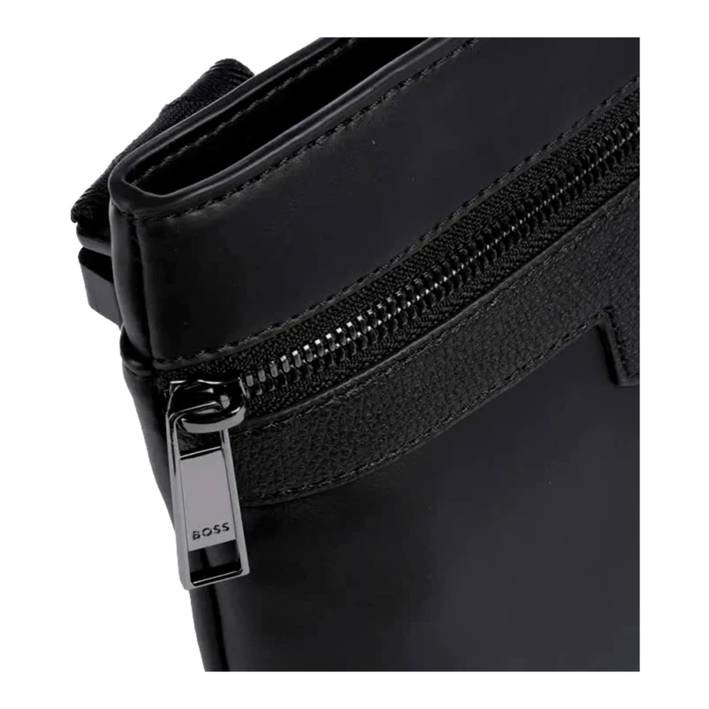 Hugo Boss Heren Jareth Envelope Schoudertas Zwart Black Heren